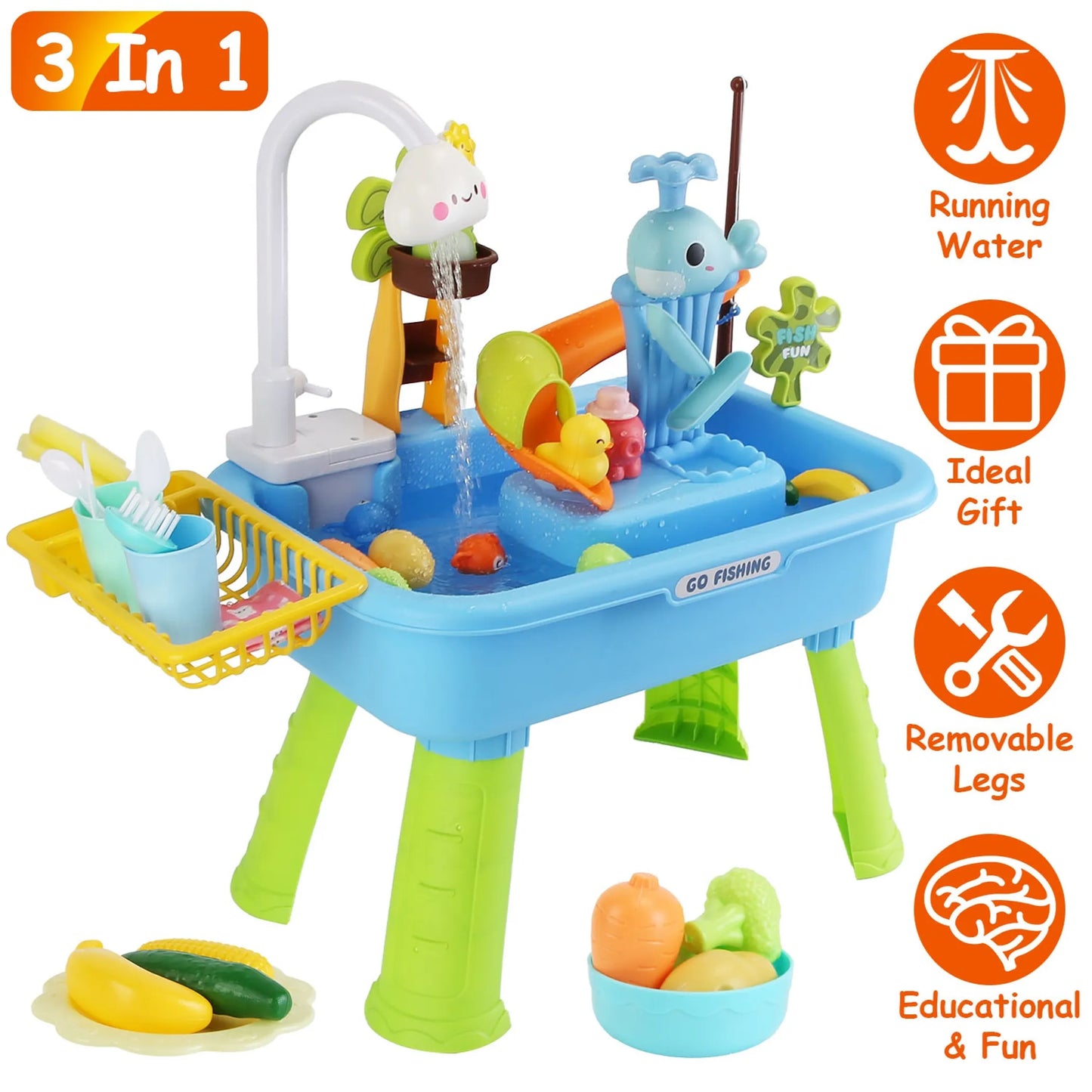 3 In 1 Kitchen Sink Toy
