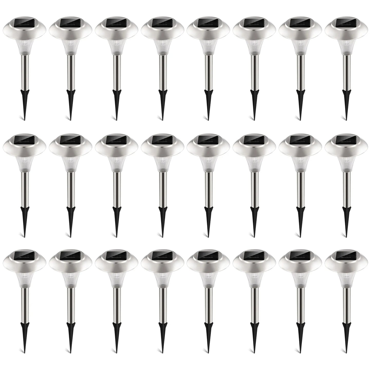 24Packs Solar Garden Lights Outdoor
