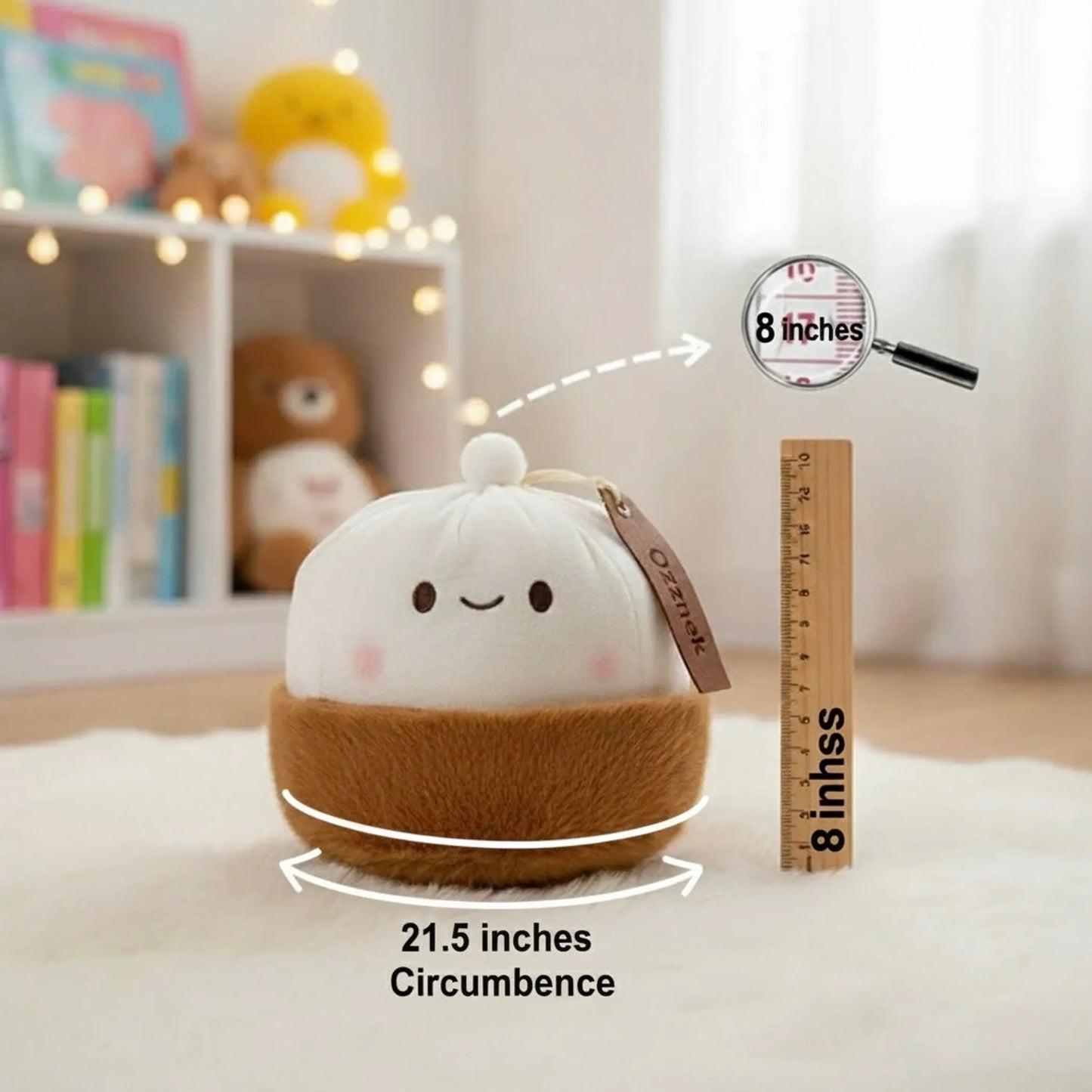 Kawaii Stuffed Dumpling Plushie |Cute Gift Plush Toy for Kids