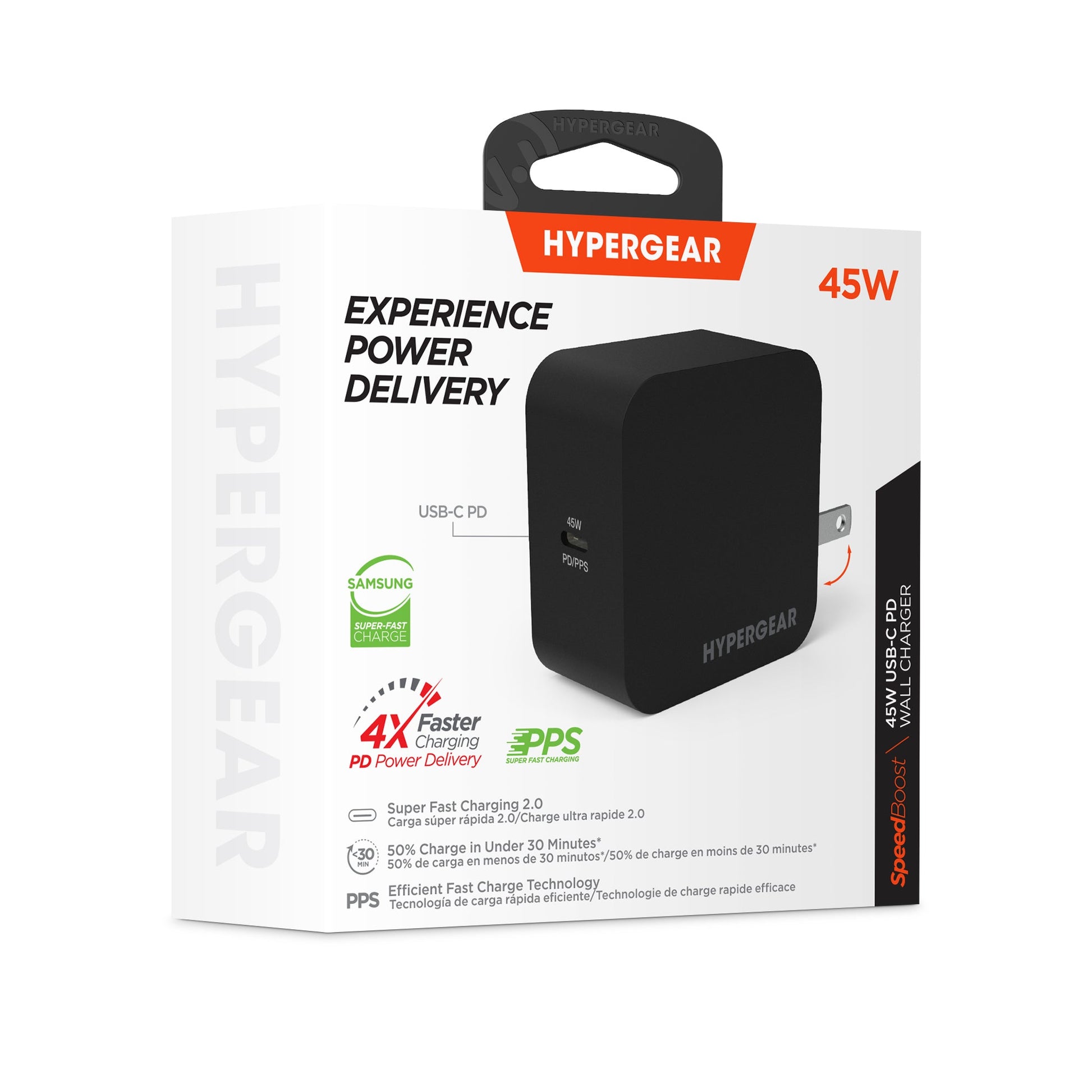 45W USB-C PD Wall Charger with PPS Technology - US Stores