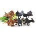 Dragon Figurine Puzzles In Hatching Jurrasic Eggs (12 Eggs Per Pack)