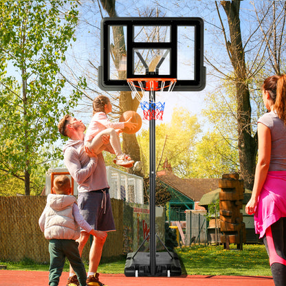 Outdoor portable basketball rack, suitable for children and adults, durable family game set