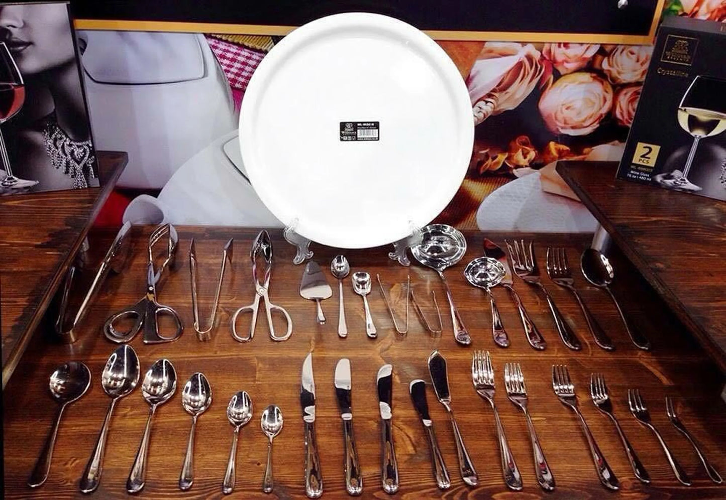 DINNER SPOON 8" | 21 CM SET OF 6  IN COLOUR BOX
