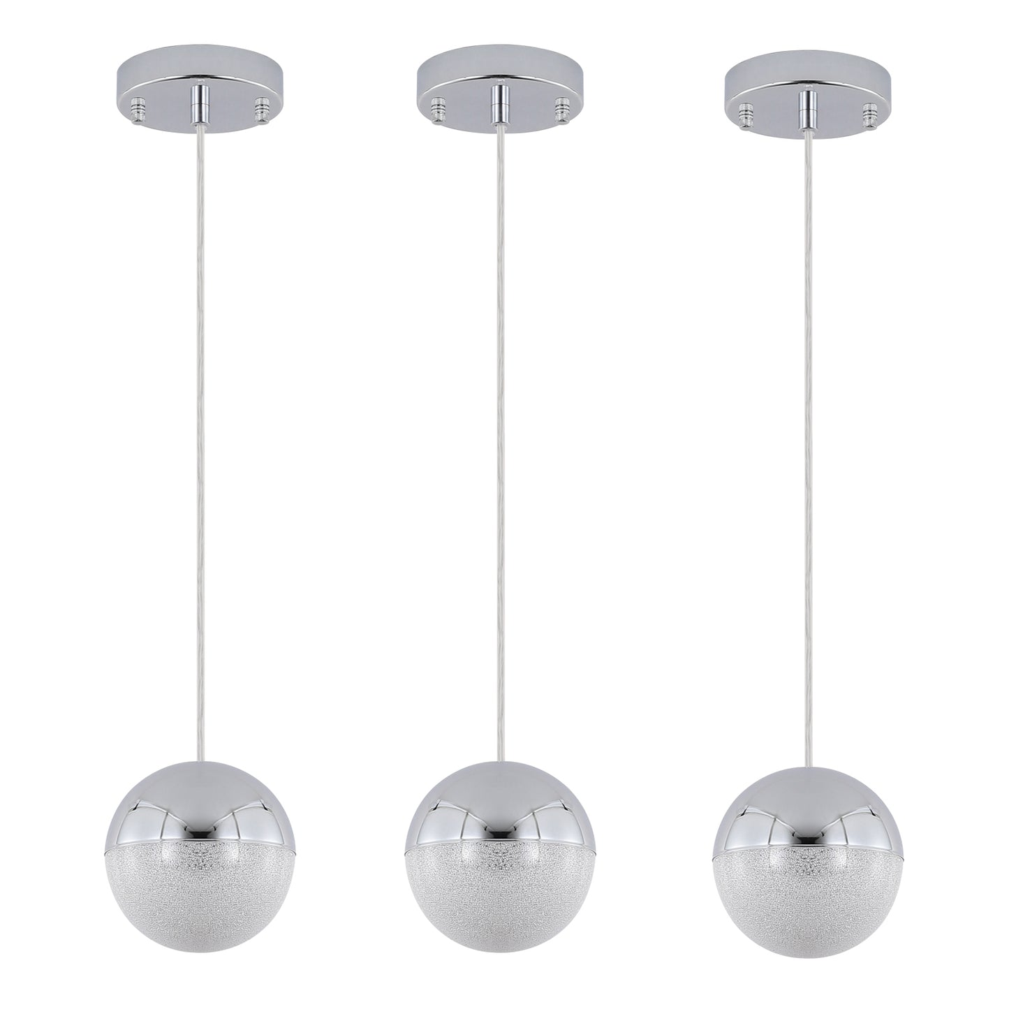 Pendant Light with Dimmable LED(set of 3)