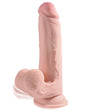 9 Inch Triple Density Cock With Swinging Balls - Light PD5732-21