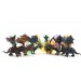 Dragon Figurine Puzzles In Hatching Jurrasic Eggs (12 Eggs Per Pack)