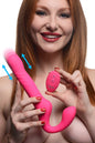 30X Thrusting and Vibrating Strapless Strap-On With Remote Control