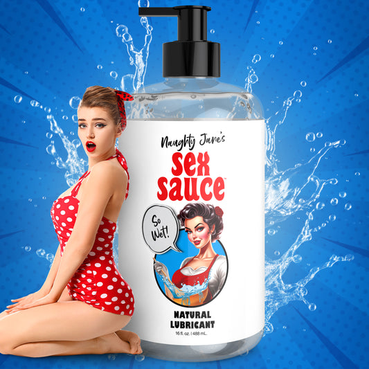 Naughty Jane's Sex Sauce Natural Lubricant - 16oz