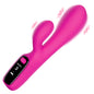 Silicone Rabbit Vibrator with Digital Display