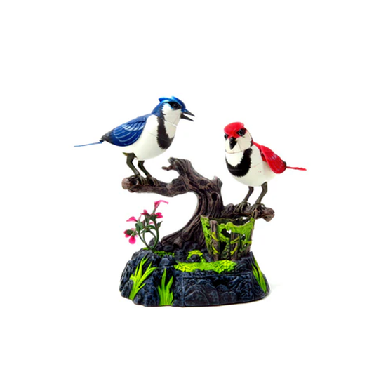 AZ Trading & Import Singing & Chirping Birds - Realistic Sounds And Movements (Blue Jays)