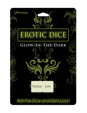 Pipedream Erotic Dice - Glow in the Dark