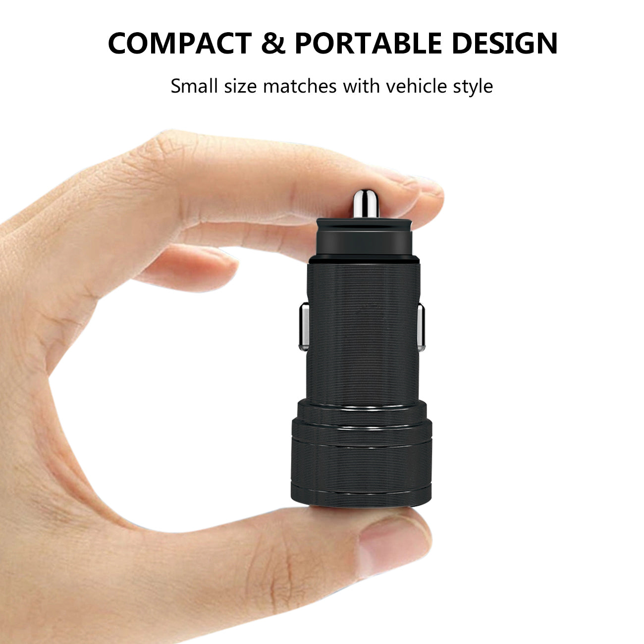 Dual Port USB Car Charger/ Adapter (12pcs)