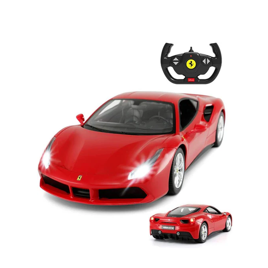 AZ Trading & Import Remote Control 1:14 Ferrari 488 GTB Model 2.4G Red