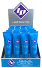 ID Glide Natural Feel Water-Based Lubricant – 1 fl oz Tubes, 24-Count Display