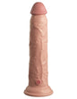 King Cock Elite 9 Inch Silicone Dual Density  Cock - Light PD5773-21