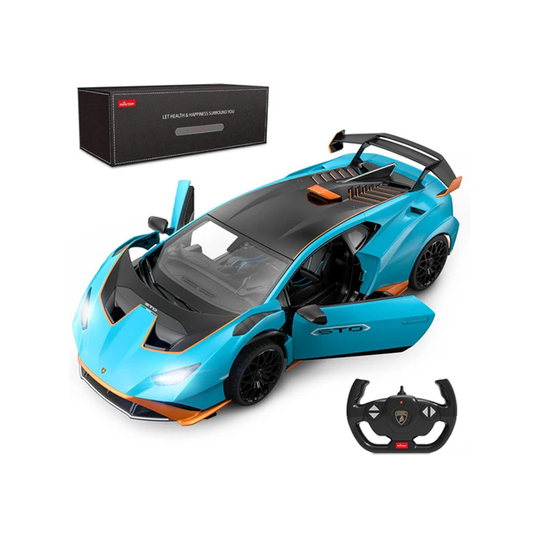 AZ Trading & Import Remote Control 1:14 Lamborghini Huracan STO Model 2.4Ghz RC Car Blue