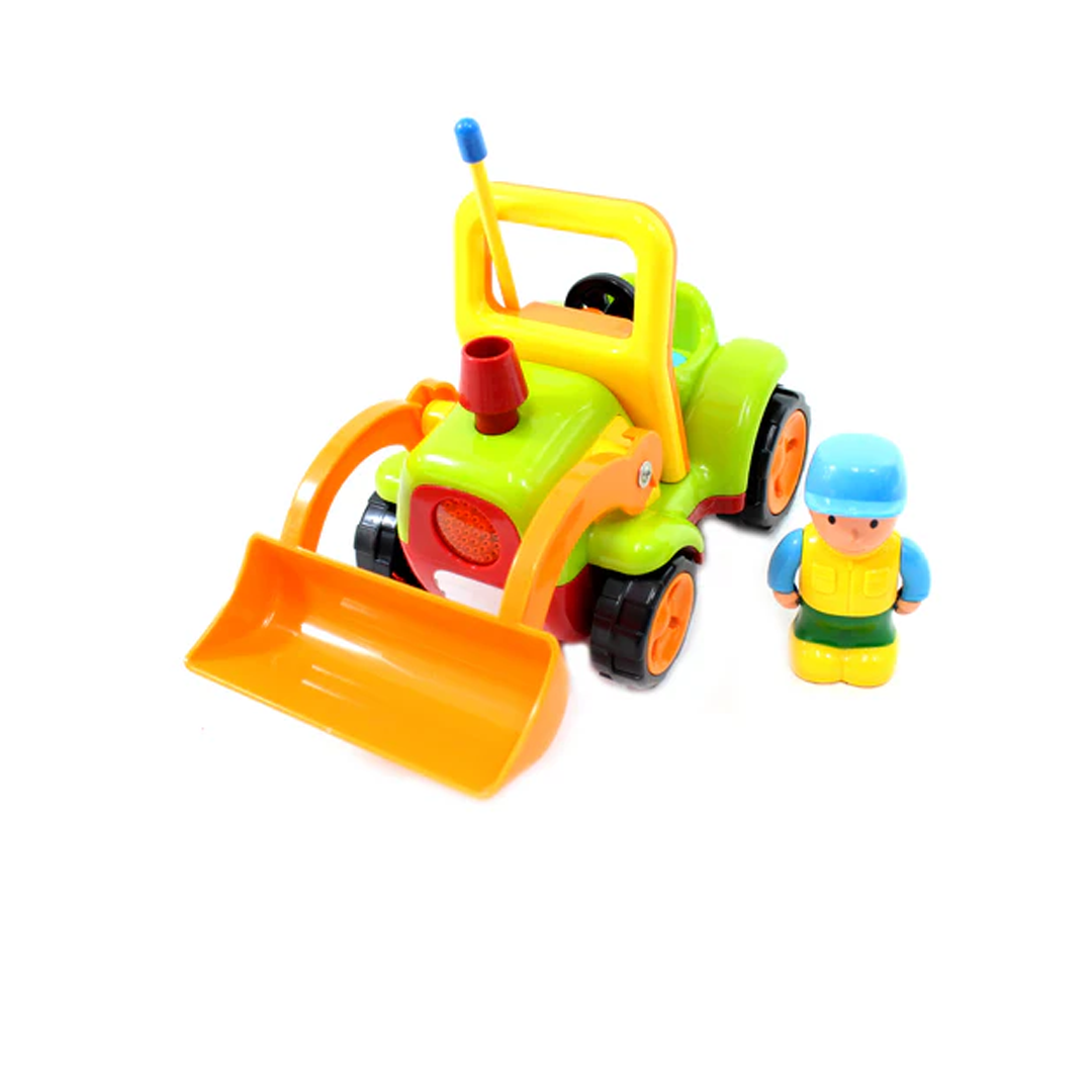 AZ Trading & Import 4" Cartoon RC Construction Truck Remote Control Toy For Toddlers (Green)