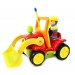 AZ Trading & Import 4" Cartoon RC Construction Truck Remote Control Toy For Toddlers (Red)