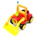 AZ Trading & Import 4" Cartoon RC Construction Truck Remote Control Toy For Toddlers (Red)