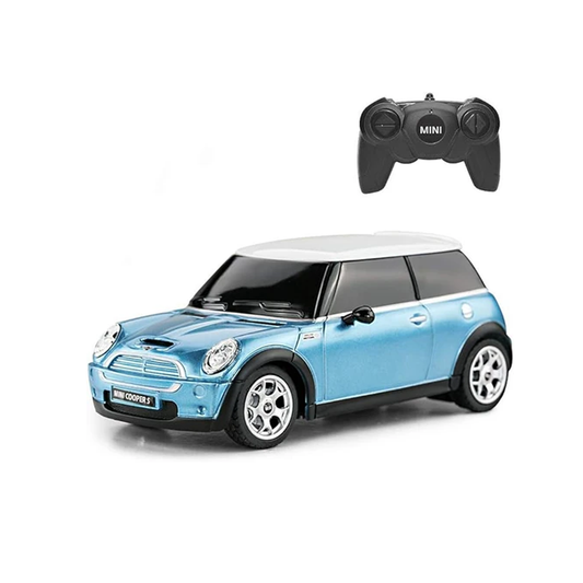 AZ Trading & Import Remote Control 1:24 Mini Cooper Model 2.4G RC Cars Blue