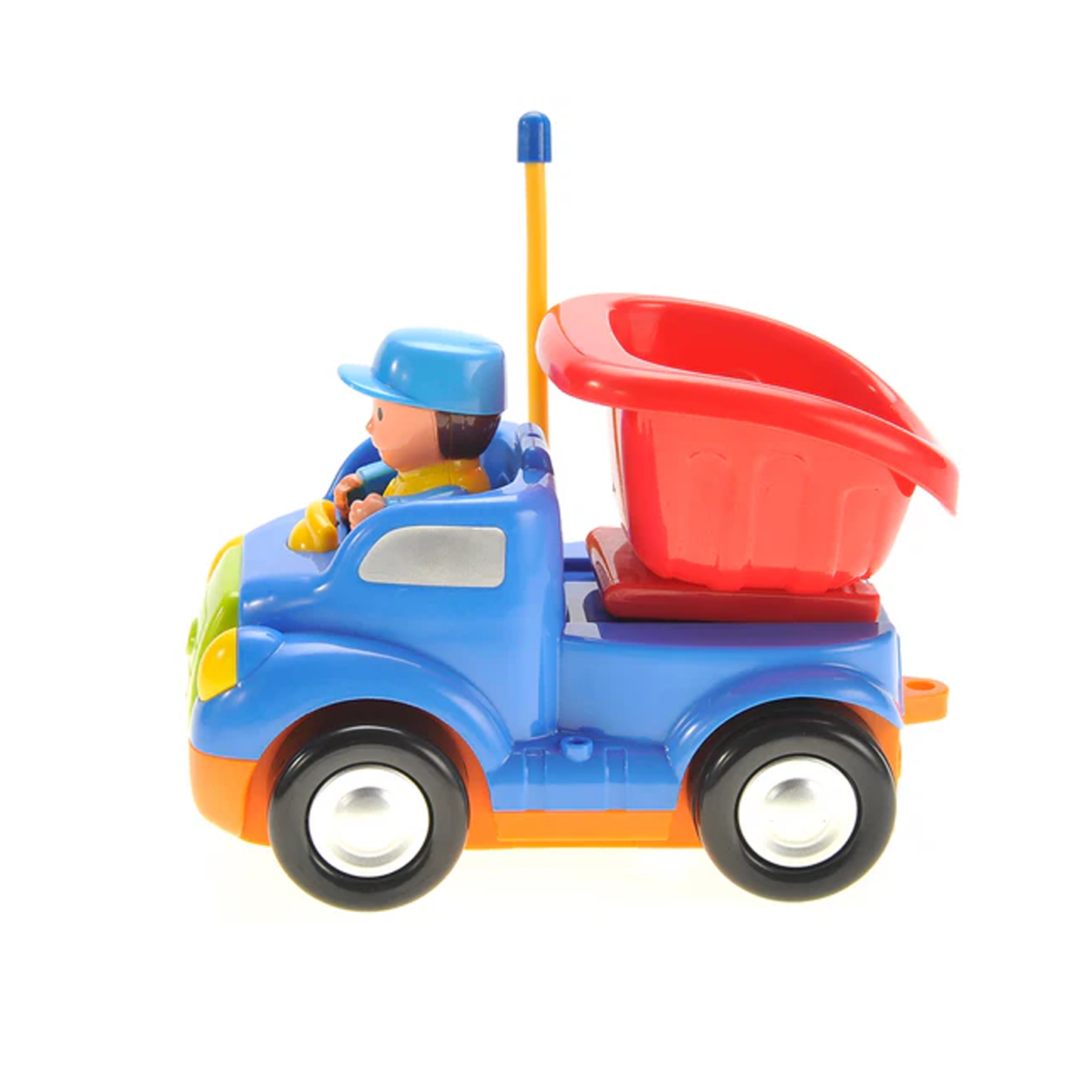 AZ Trading & Import Cartoon RC Construction Car for Kids (Blue)