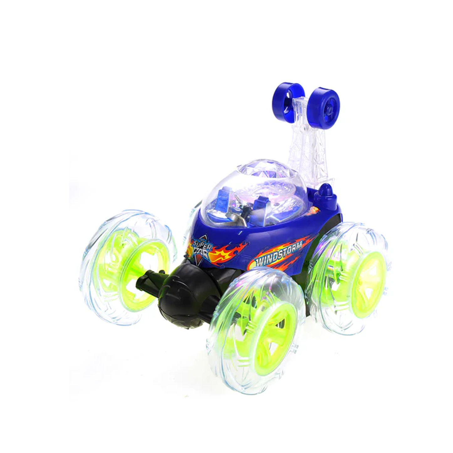 AZ Trading & Import RC Stunt Twister Car w/ Light & Music (Blue)