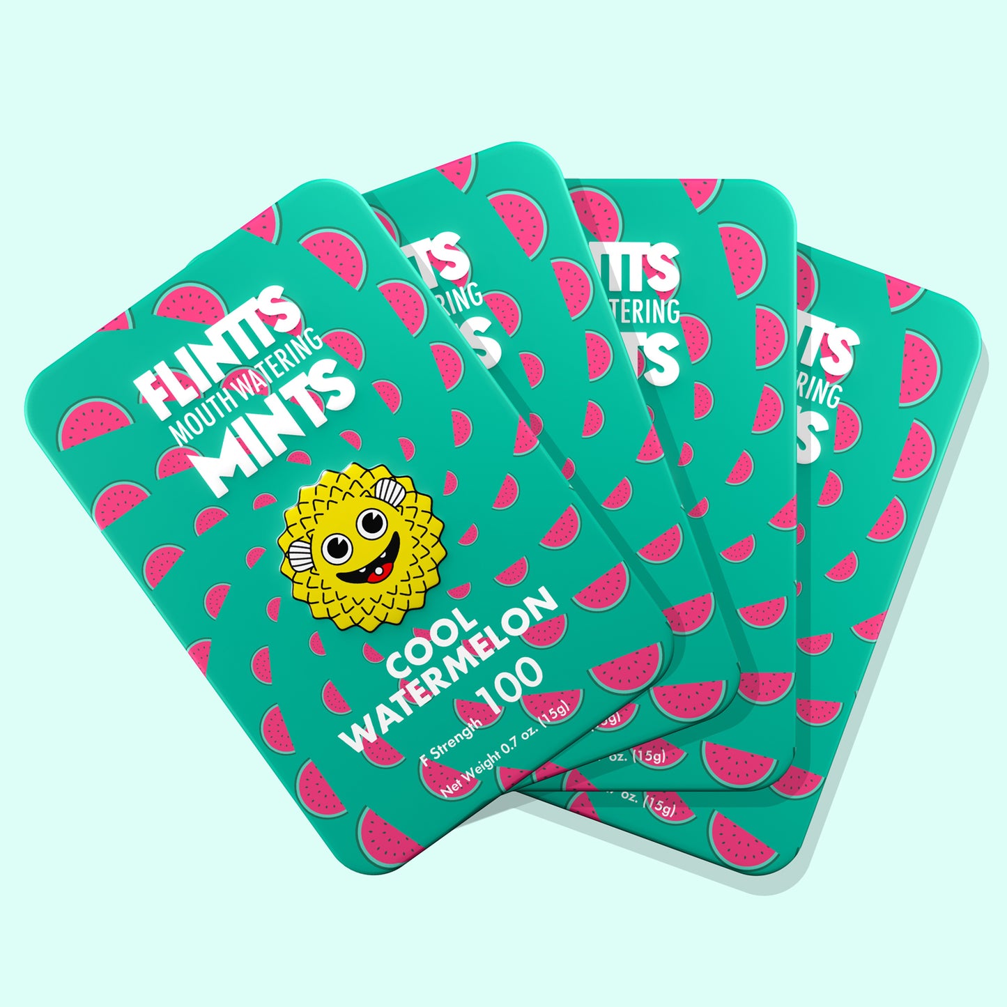 Flintts Mouth-Watering Mints – Cool Watermelon, F Strength 100