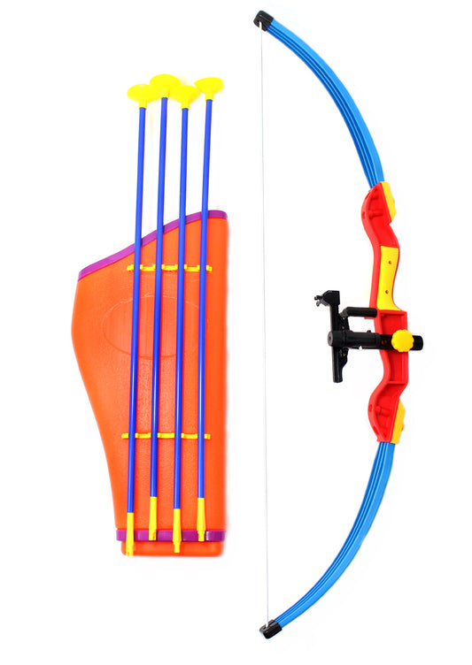 AZ Trading & Import Kings Sport 32" Toy Archery Bow And Arrow Set For Kids - Four Suction Cup Arrows