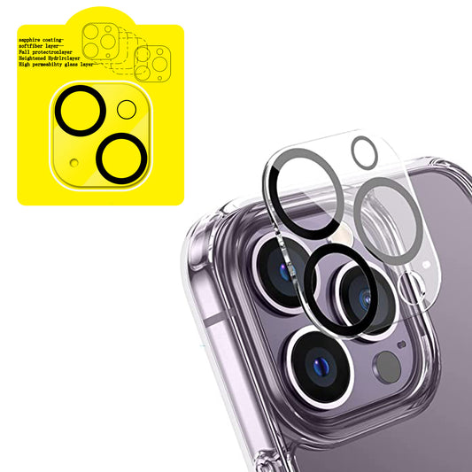 Reiko Clear Camera Protector for iPhone 14 Pro/14 Pro Max  15 Pro/15 Pro Max