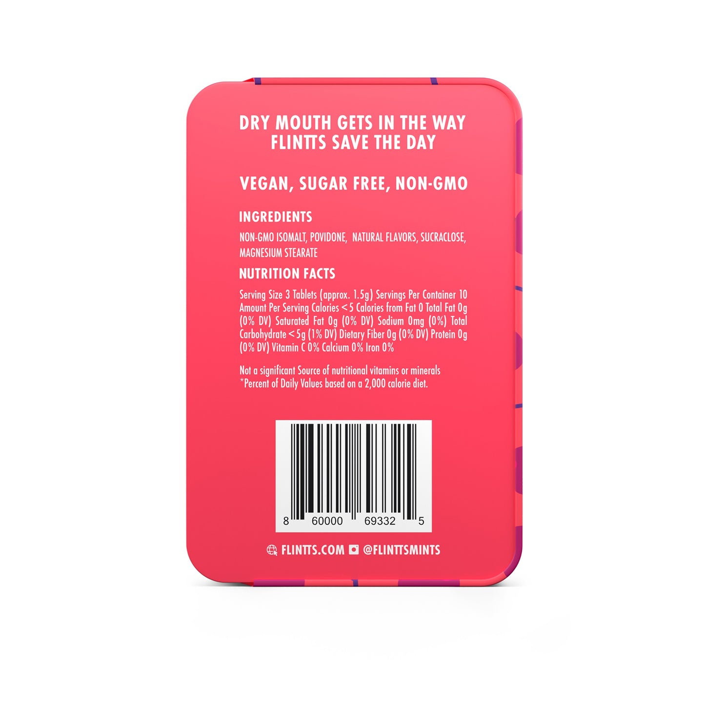 Flintts Mouth-Watering Mints – Cherry, F-Strength 150