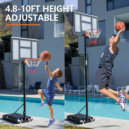 Outdoor portable basketball rack, suitable for children and adults, durable family game set