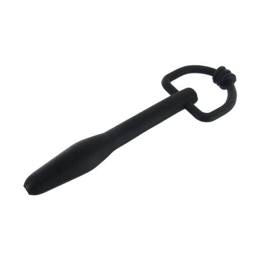 Silicone Cum-Thru D-Ring Penis Plug