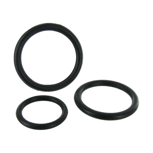 Triple Silicone Cock Ring Set