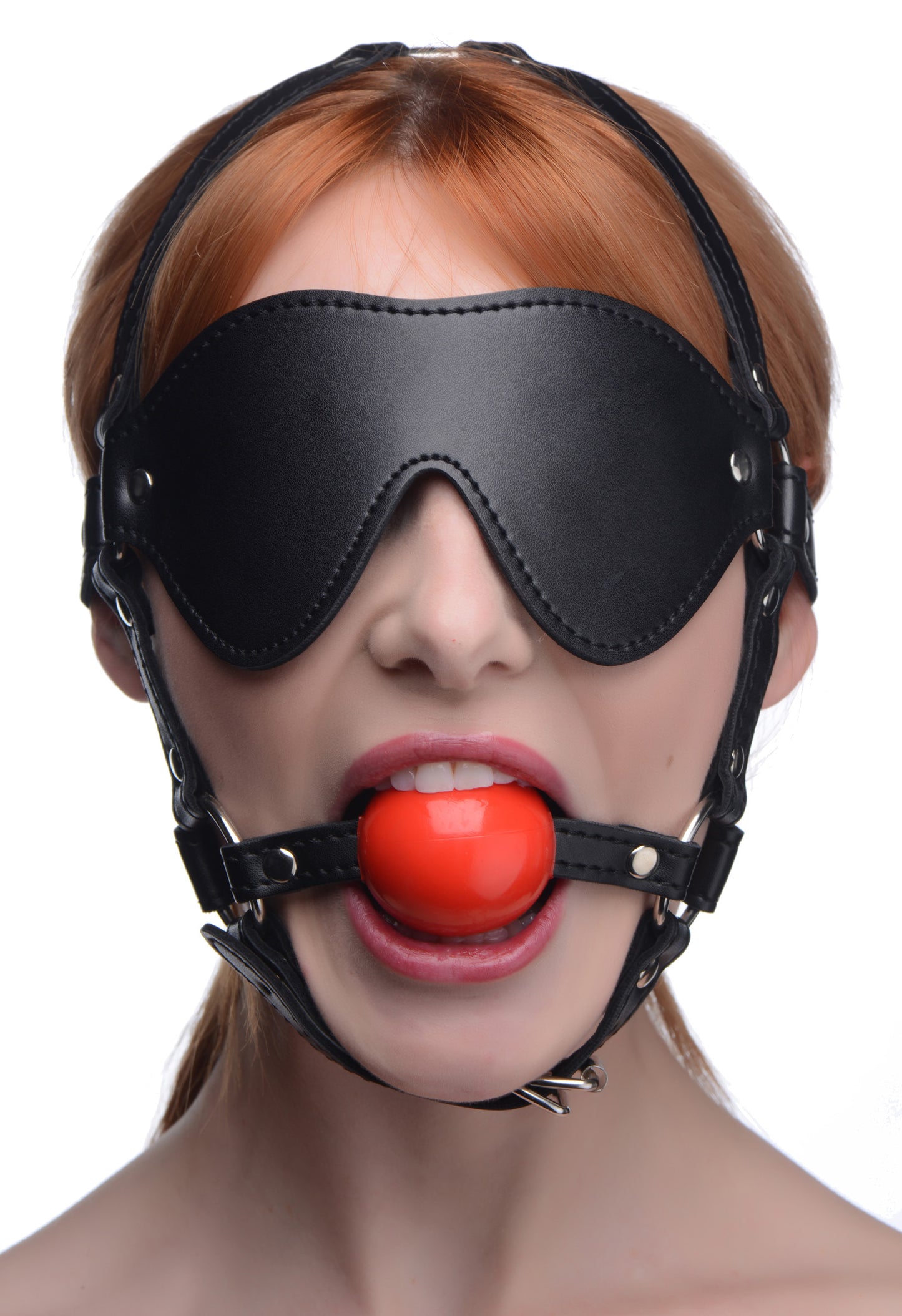 Blindfold Harness and  Ball Gag