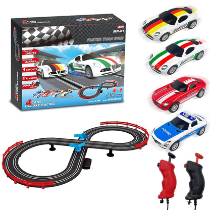 AGM MASTECH MR-01 Slot Car Racing Set with 4 Cars - US Stores