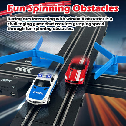 AGM MASTECH MR-01 Slot Car Racing Set with 4 Cars - US Stores