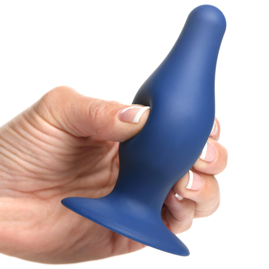 Squeezable Tapered Large Anal Plug -