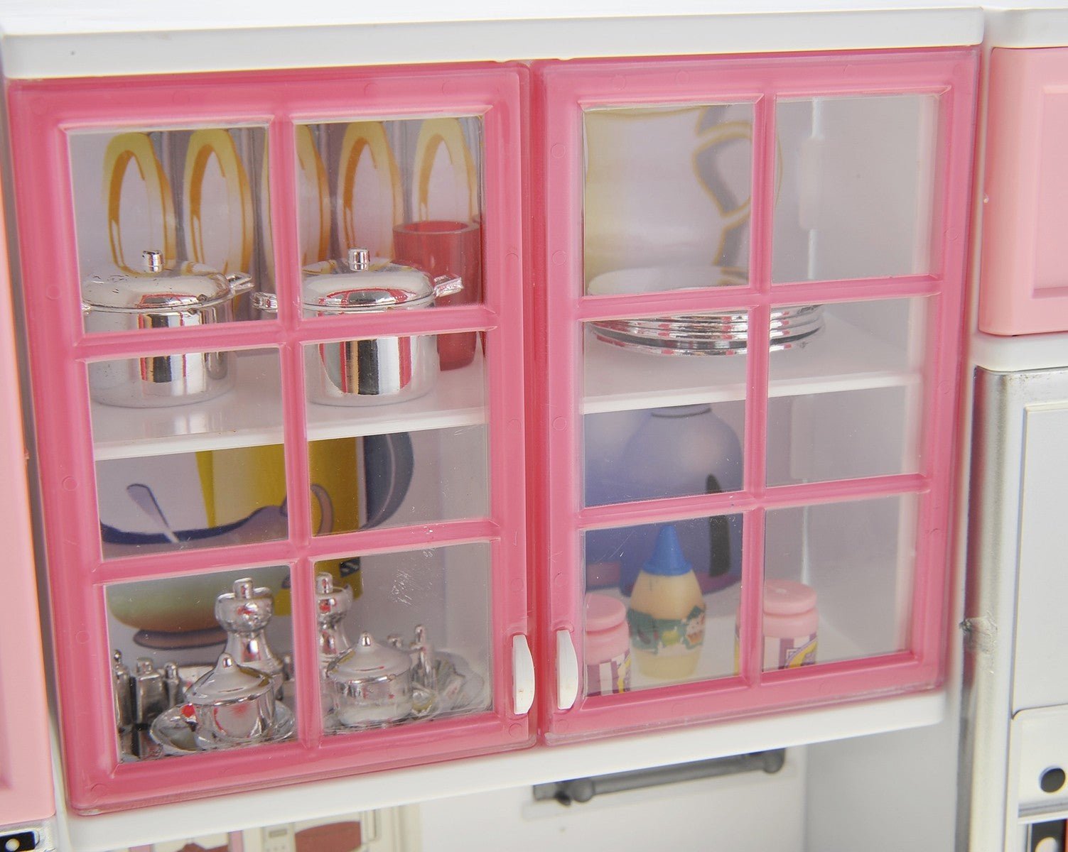 Battery Operated Modern Kitchen Playset with Oven & Fridge Kids Pretend Play Set - US Stores