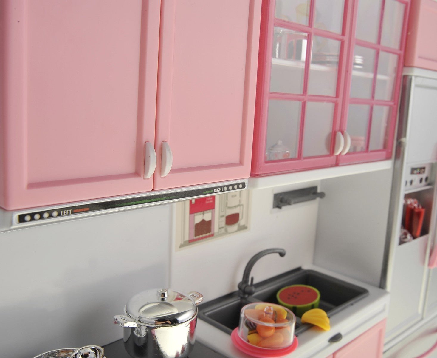 Battery Operated Modern Kitchen Playset with Oven & Fridge Kids Pretend Play Set - US Stores