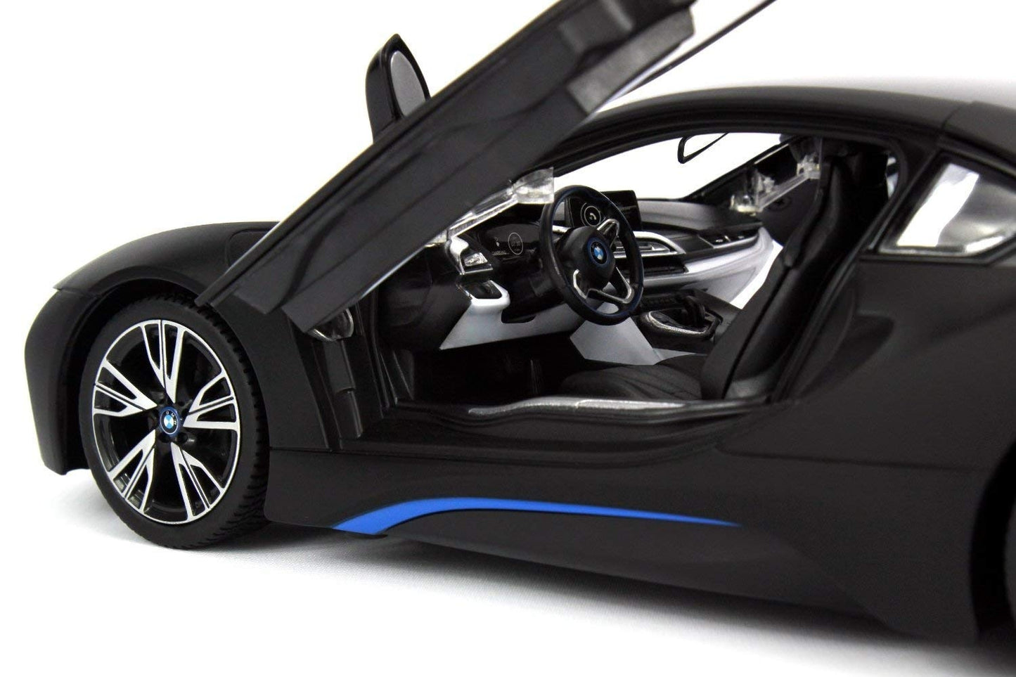 AZ Trading and Import 1:14 RC BMW i8 Authentic w/Open Doors RC Car Black