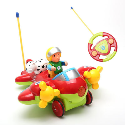 Cartoon RC Airplane for Kids (Red) - US Stores