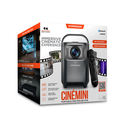 CinéMini Portable Mini Projector | Gray - US Stores
