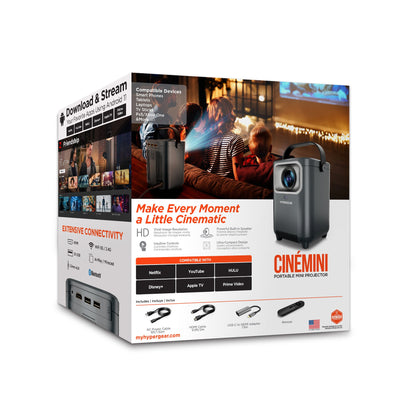 CinéMini Portable Mini Projector | Gray - US Stores