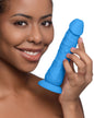 7 Inch Silicone Dildo - Berry