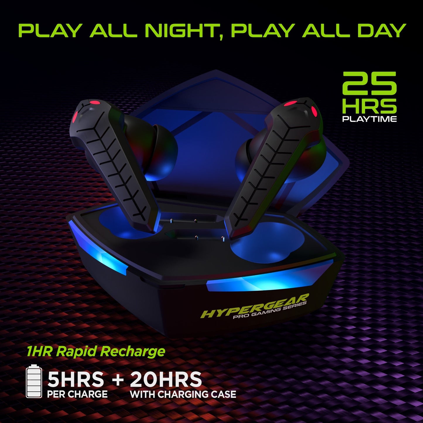 CobraStrike True Wireless Gaming Earbuds | Black - US Stores
