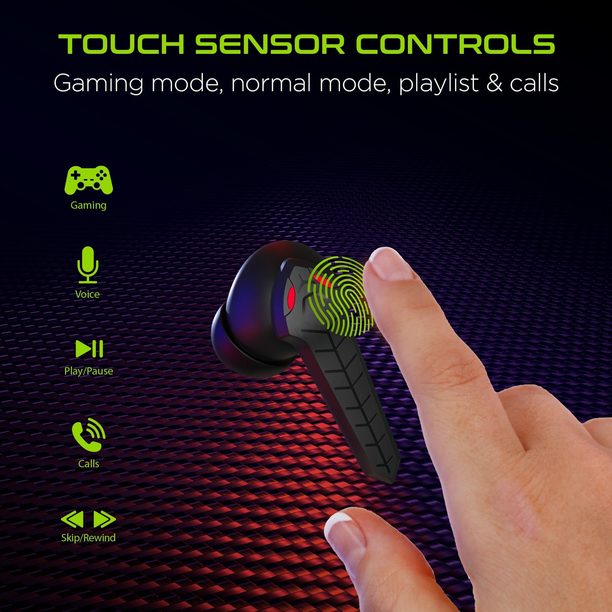 CobraStrike True Wireless Gaming Earbuds | Black - US Stores