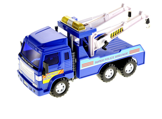 AZ Trading & Import Big Heavy Duty Police Tow Truck With Friction Power