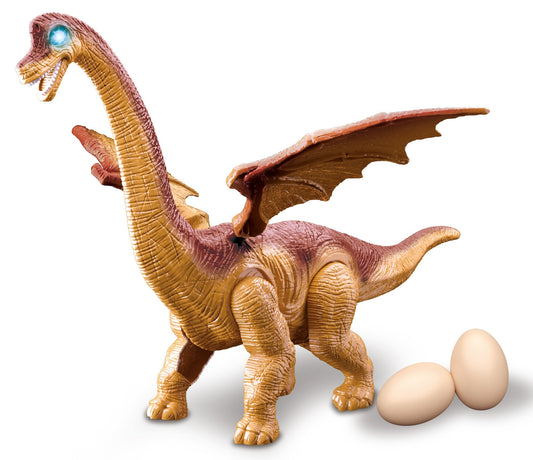 AZ Trading & Import Brachiosaurus Dinosaur Toy Walks And Lays Eggs