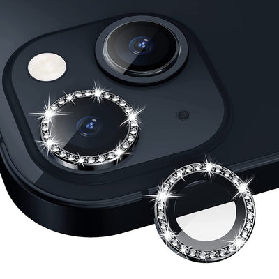Diamond Camera Lens Protector, Diamond Tempered Glass Camera Cover Screen Protector for iPhone 17 AIR In Black - US Stores