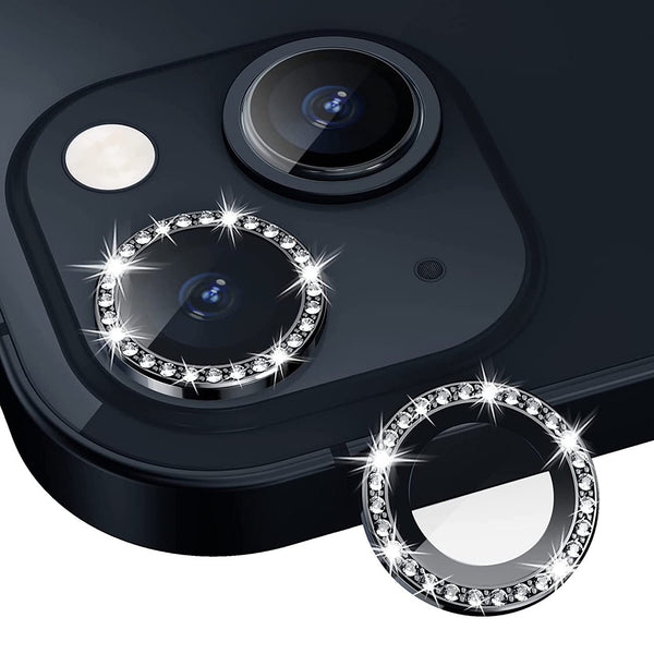 Diamond Camera Lens Protector, Diamond Tempered Glass Camera Cover Screen Protector for iPhone 17 AIR In Black - US Stores